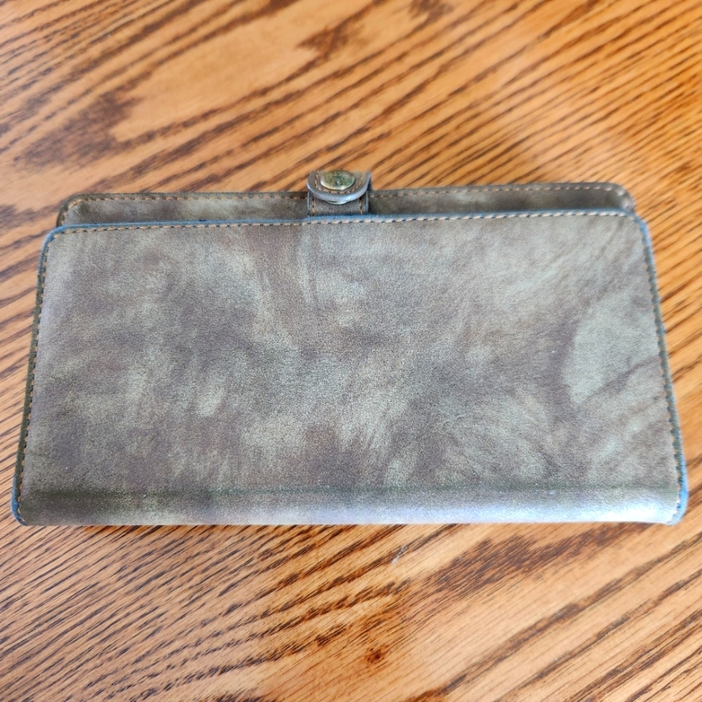 Brown leather wallet
